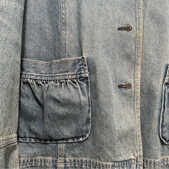 Out of the Blue Retro Lace Denim Jacket - Picture 2 of 5